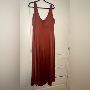 Davids bridal maxi bridesmaid dress